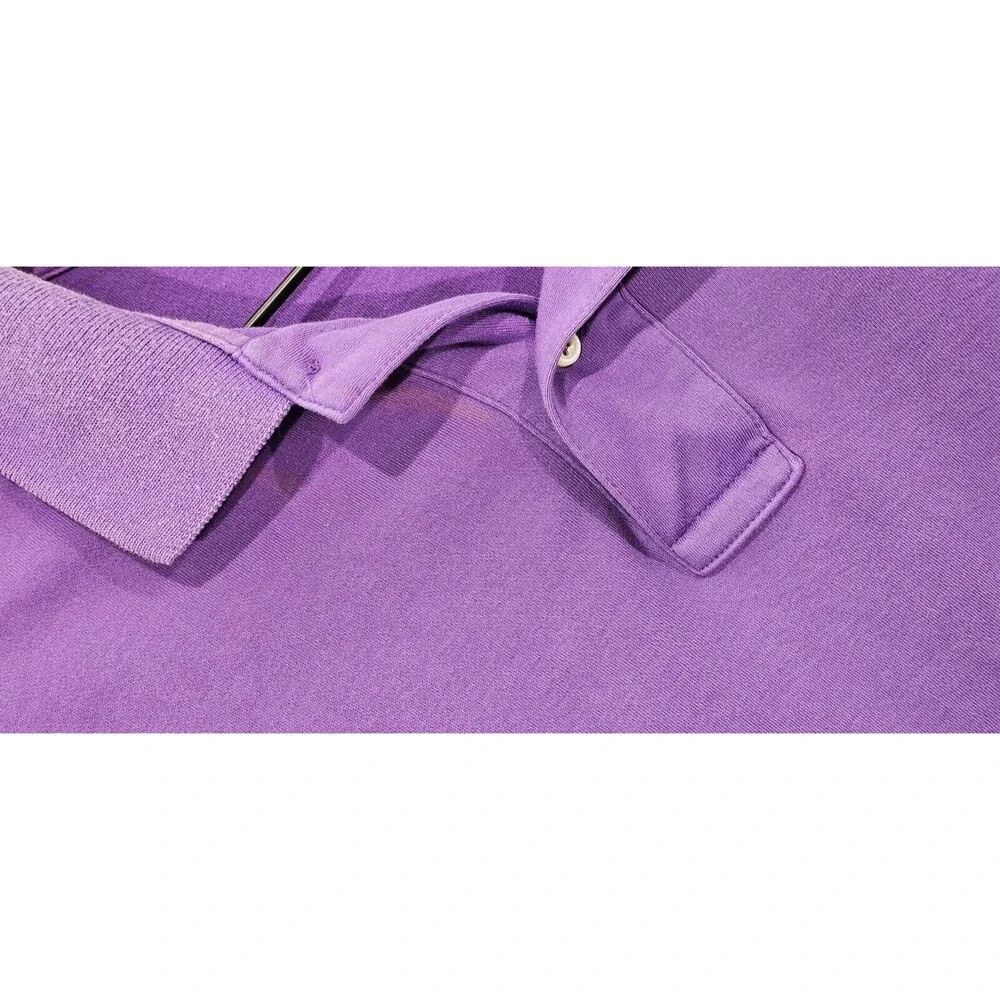 Ralph Lauren Purple Polo Shirt Men's XL 100% Cotton Embroidered Pony Golf Preppy
